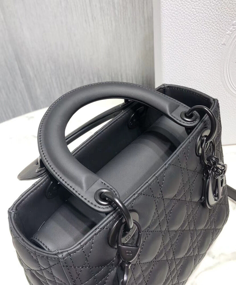 Christian Dior Lady Dior UltraMatte Bag Black